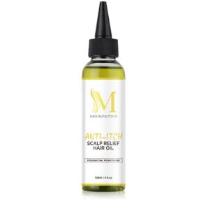 Anti-itch scalp relief hair oil