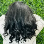 Hair Extensions finished client transformation at Manu Royal Touch in Austin